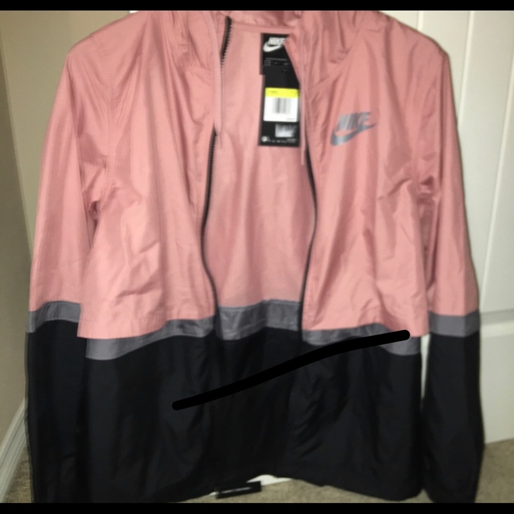 Nike Anorak Pink and Gray Jacket New!!!